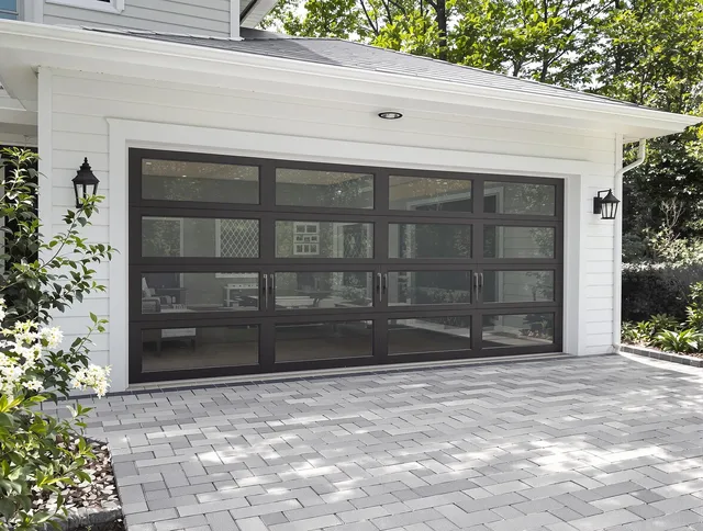 Southington Garage Door Repair design specialist presenting custom garage door options to Southington homeowner