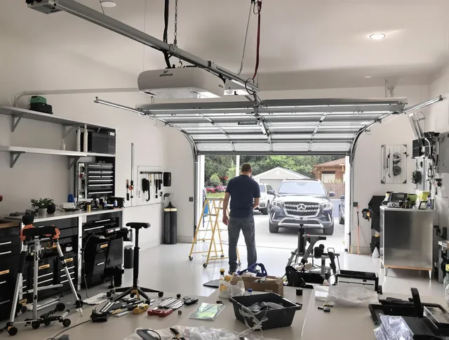 Garage door opener installation by Southington Garage Door Repair in Southington