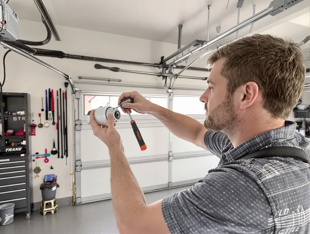 Garage door opener repair service by Southington Garage Door Repair in Southington
